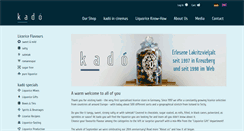 Desktop Screenshot of kado.de