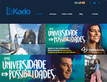 Tablet Screenshot of kado.art.br